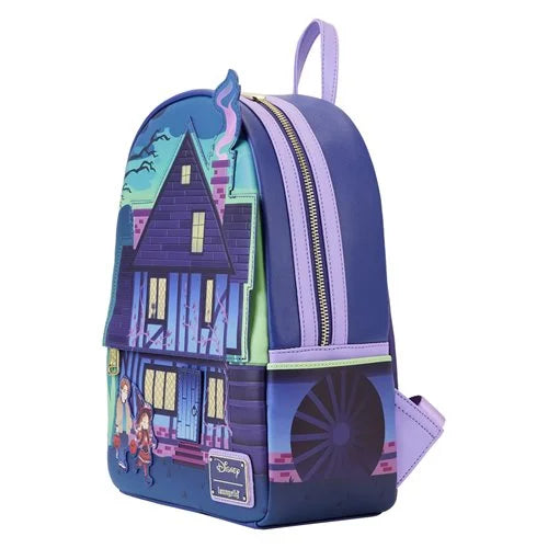 Loungefly Hocus Pocus Sanderson Sisters house Glow in the Dark Mini Backpack