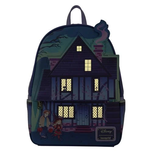 Loungefly Hocus Pocus Sanderson Sisters house Glow in the Dark Mini Backpack