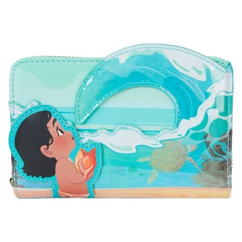 Moana Ocean Waves Mini-Backpack and Wallet