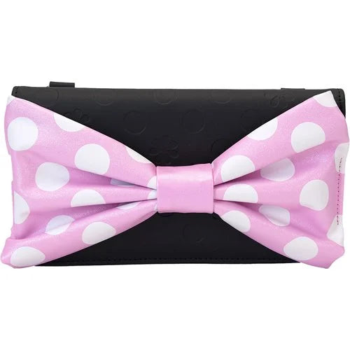 Minnie Mouse Floral Rock The Dots Clutch Crossbody Bag