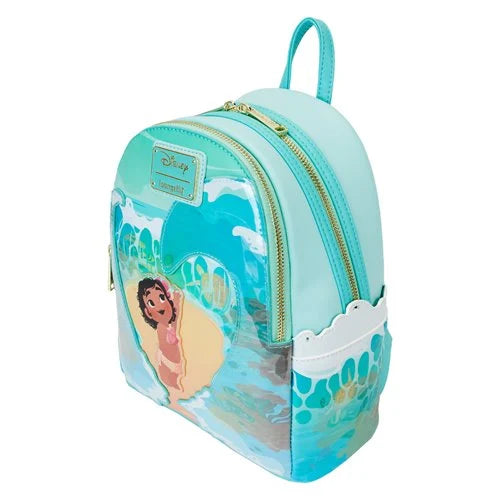 Moana Ocean Waves Mini-Backpack and Wallet