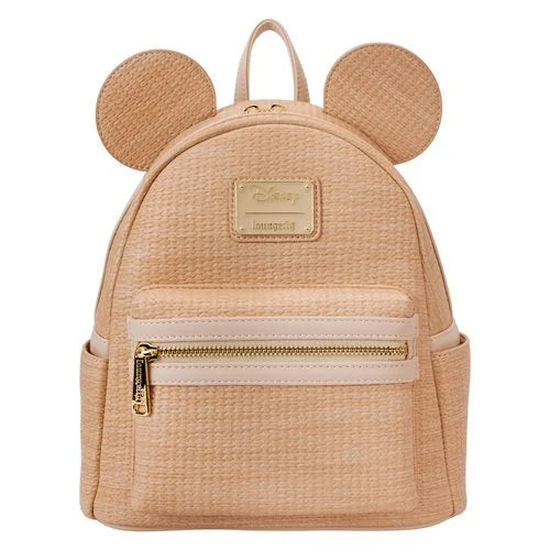 Mickey Mouse Straw Cosplay Mini-Backpack