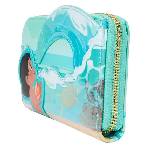 Moana Ocean Waves Mini-Backpack and Wallet