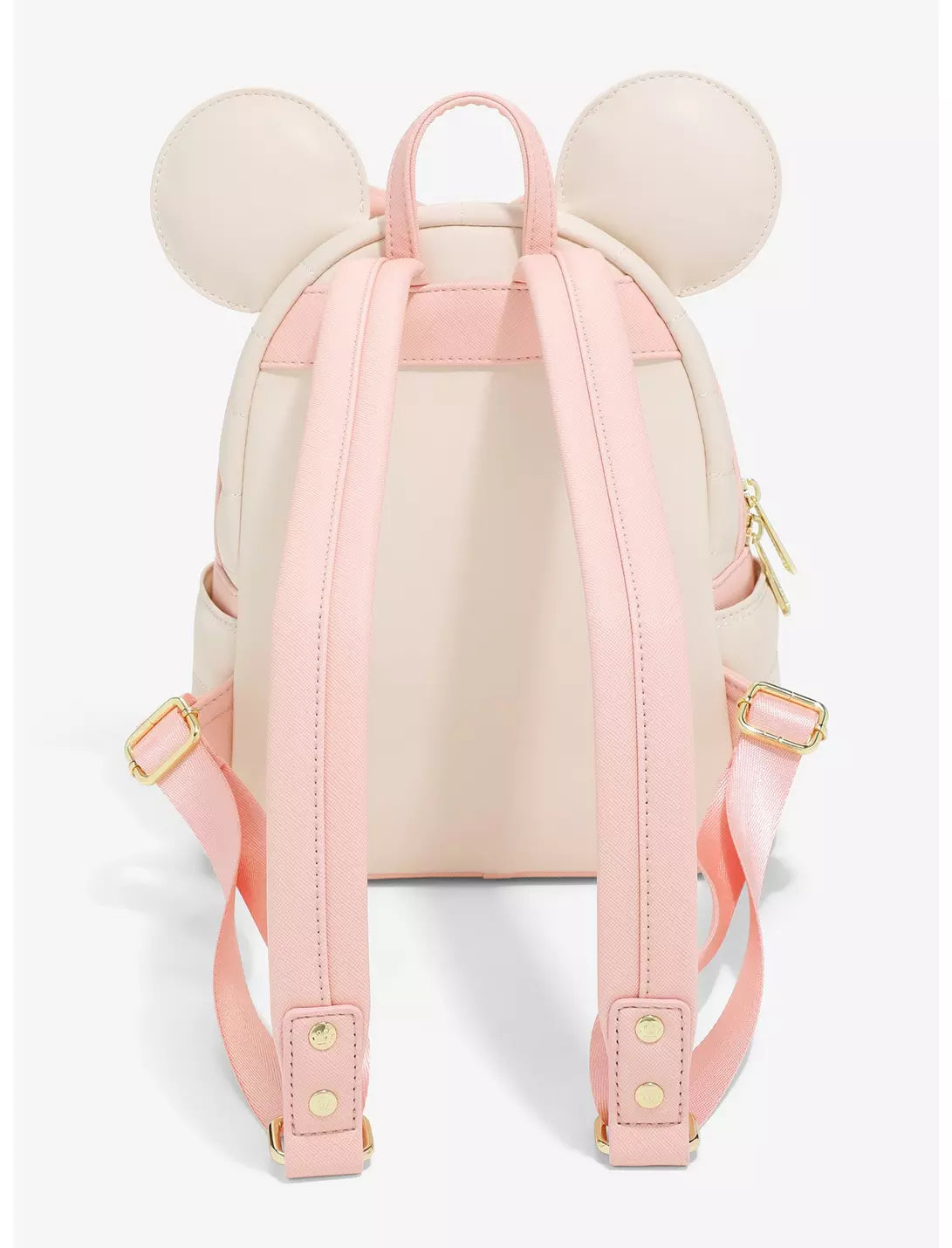 Loungefly Disney Minnie Mouse Pink Tonal Puff Mini Backpack