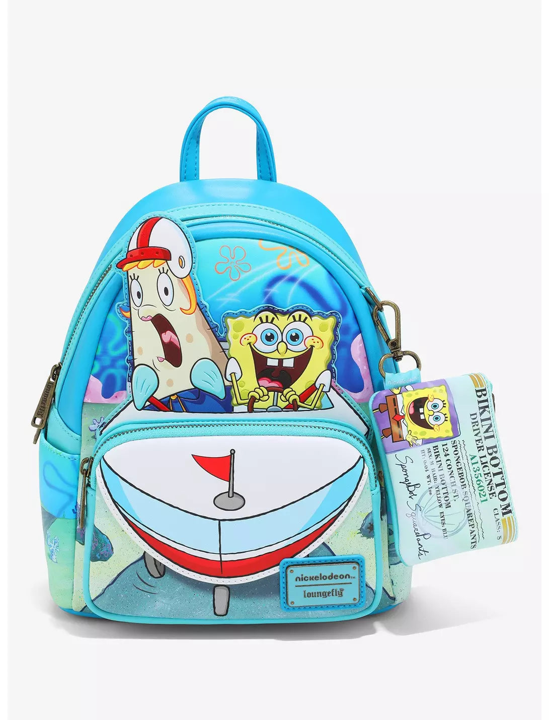 Loungefly SpongeBob SquarePants Boating School Mini Backpack