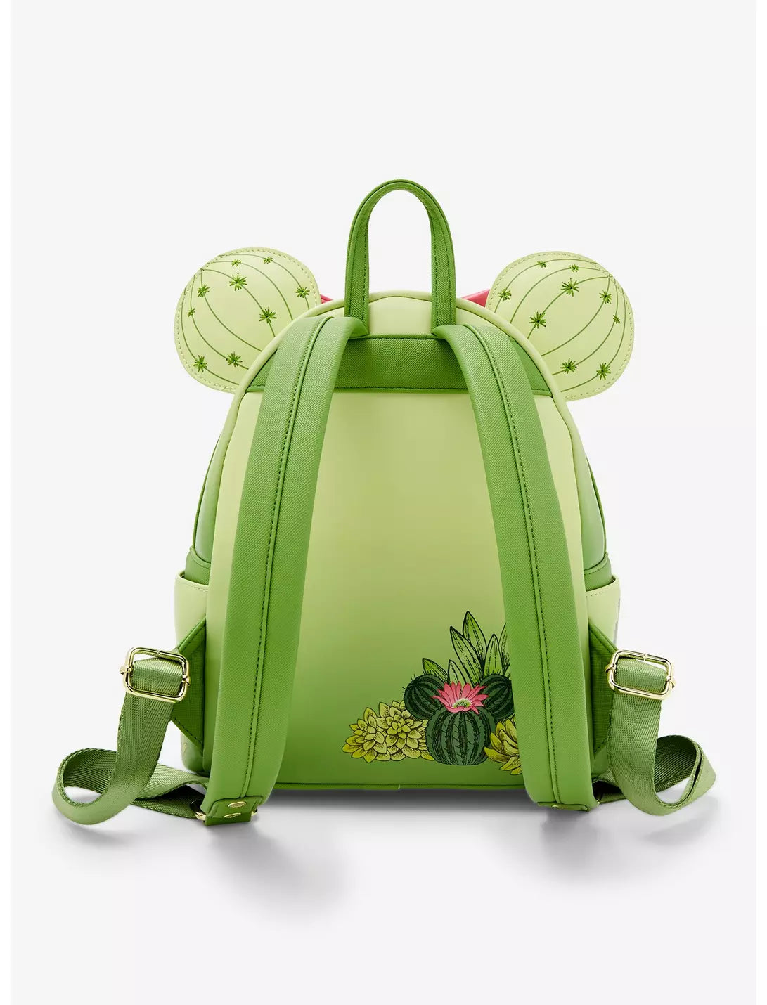 Loungefly Disney Minnie Mouse Cacti Ears Mini Backpack and Wallet Set