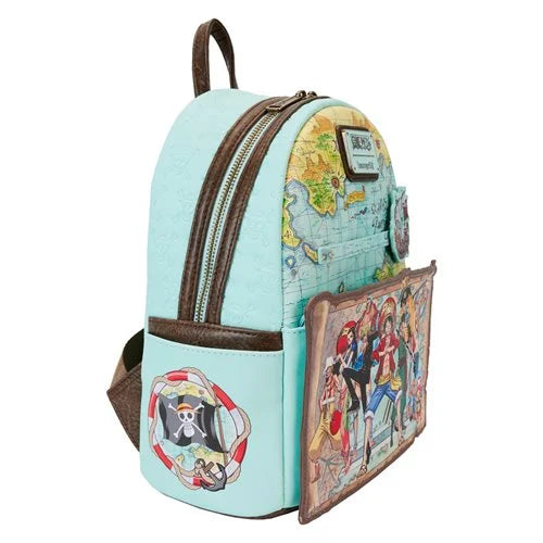 One Piece Luffy Gang Map Mini-Backpack