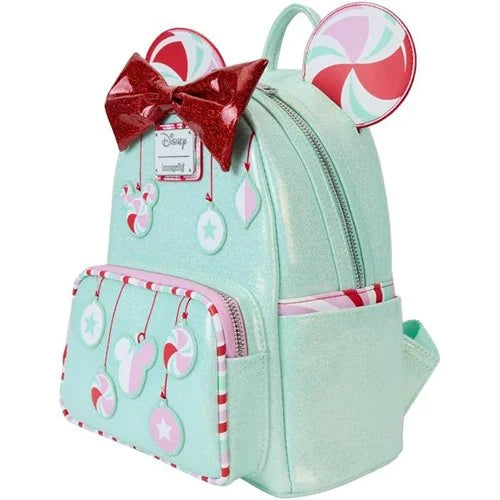 Minnie Mouse Holiday Peppermint Ornaments Mini-Backpack