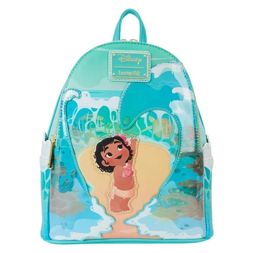 Moana Ocean Waves Mini-Backpack and Wallet