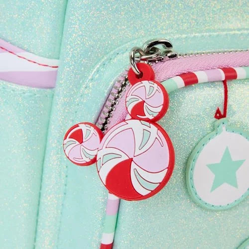 Minnie Mouse Holiday Peppermint Ornaments Mini-Backpack