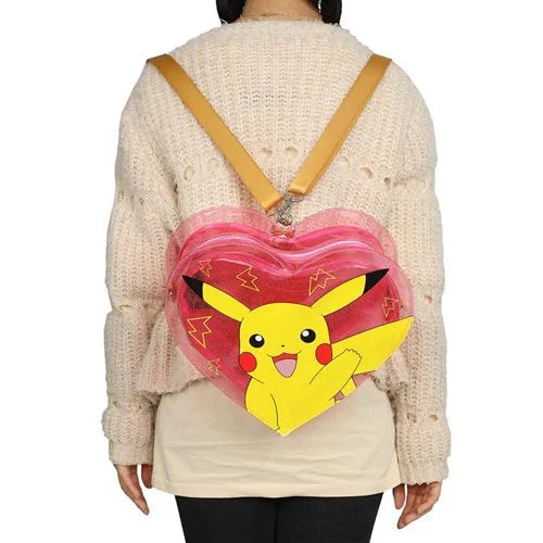 BioWorld Pokemon Pikachu Heart Convertible Mini-Backpack