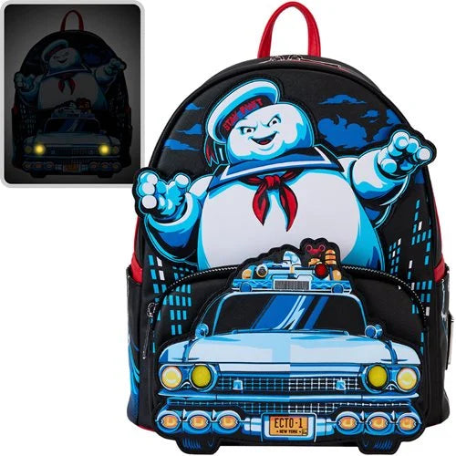 Ghostbusters Stay Puft Marshmallow Man Chase Mini-Backpack & Wallet