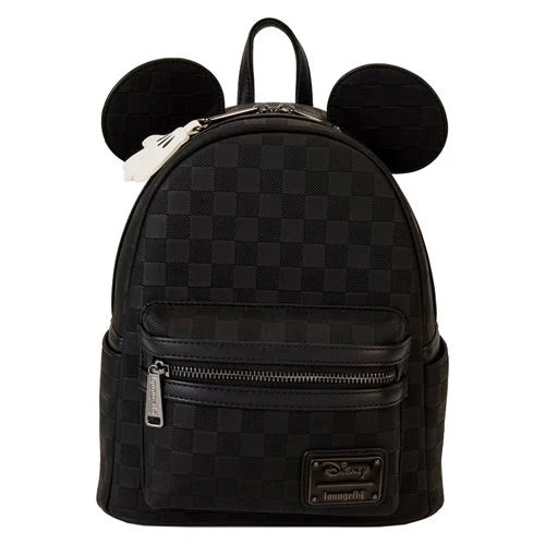 Disney Mickey Ear Checkerboard Mini Backpack