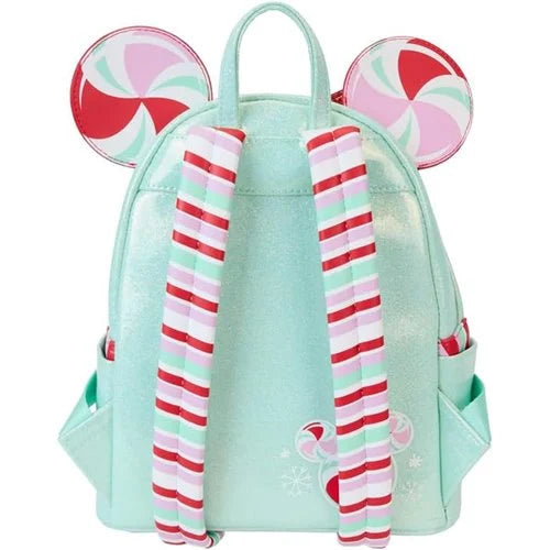 Minnie Mouse Holiday Peppermint Ornaments Mini-Backpack