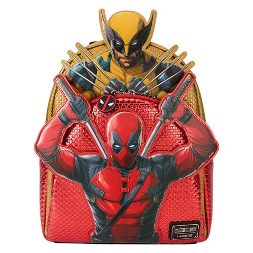 Deadpool and Wolverine Mini-Backpack & Wallet