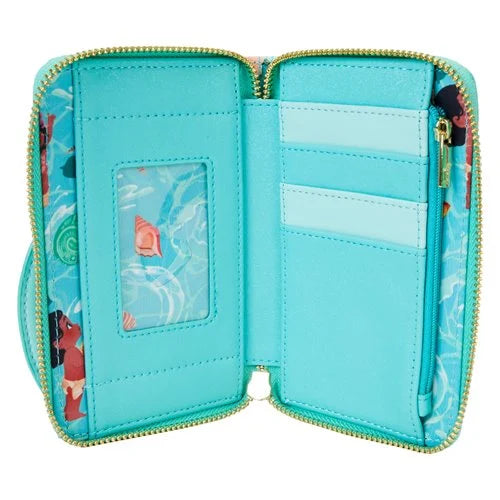 Moana Ocean Waves Mini-Backpack and Wallet