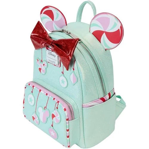 Minnie Mouse Holiday Peppermint Ornaments Mini-Backpack