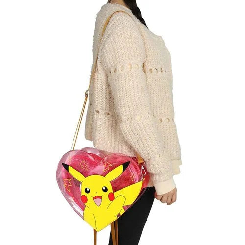 BioWorld Pokemon Pikachu Heart Convertible Mini-Backpack