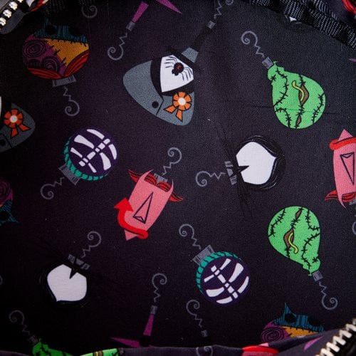 The Nightmare Before Christmas Wreath Glow-in-the-Dark Crossbody Purse