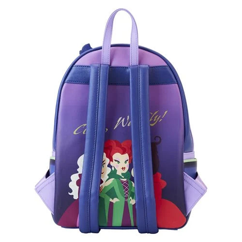 Loungefly Hocus Pocus Sanderson Sisters house Glow in the Dark Mini Backpack
