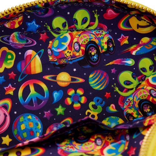 Lisa Frank Rainbow Ring Saturn Crossbody Purse